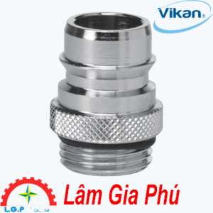 Vikan Quick Fit Hose Coupling wi/1/2" thread 9324x, 3/4"- Serial: 0715