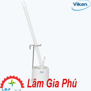 Vikan Toilet Brush w/Holder & Wall Bracket, 720 mm, Medium - Serial: 50515