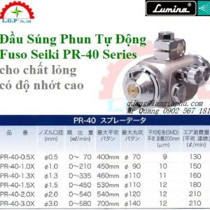 Súng Phun Tự Động Fuso Seiki PR-40 Series