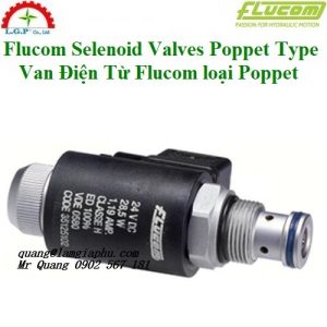 Flucom Selenoid Valves Poppet Type - Van Điện Từ 2 Chiều Flucom loại Poppet